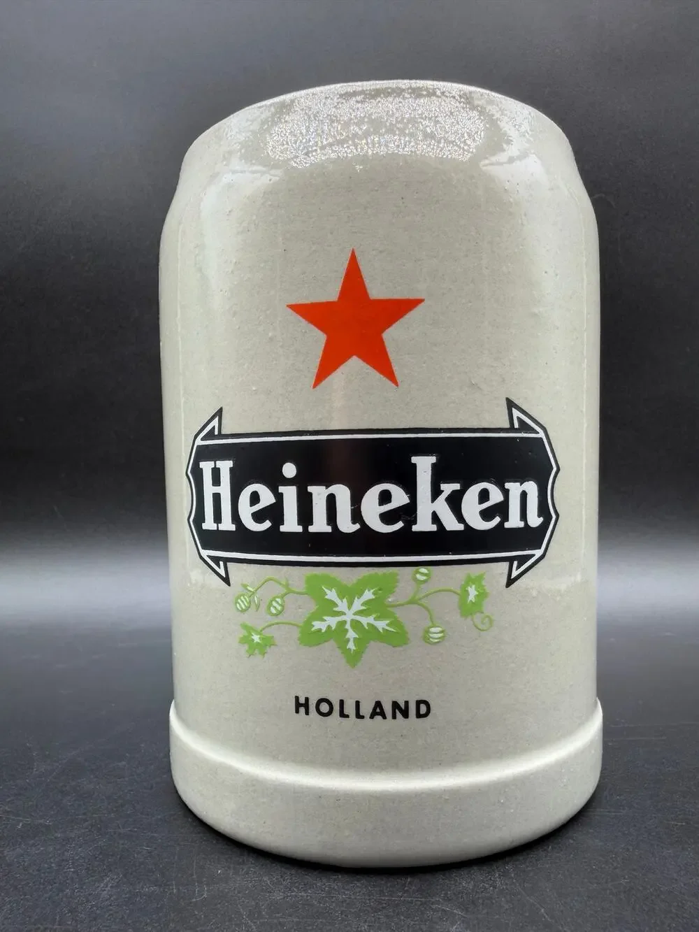 Vintage Carlsberg Danmark 0.5L Beer Stein W Germany Stoneware Mug Breweriana